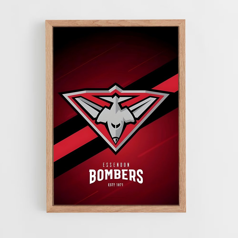 Poster Essendon de bombers – affiche Football australien (vue 4)